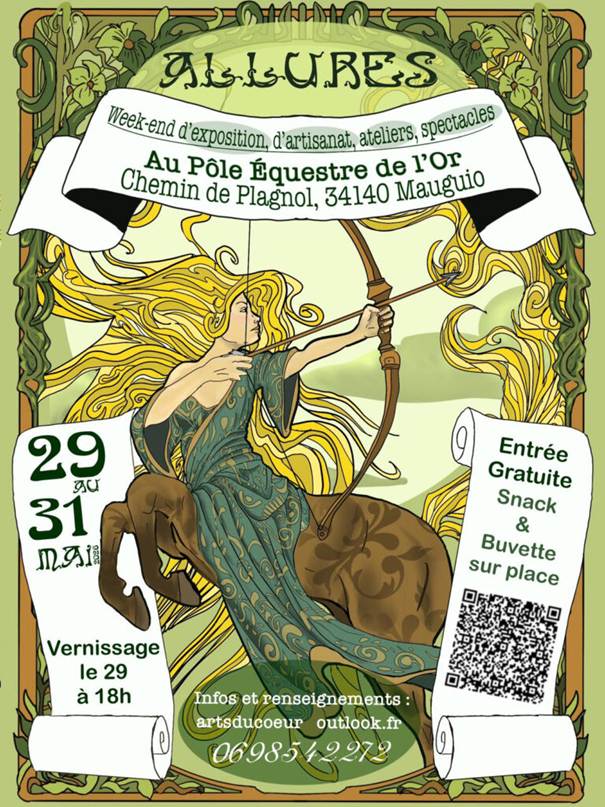ALLURE – Week-End d’exposition au pôle équestre de l’Etang de l’Or à Mauguio du 29 au 31 mai